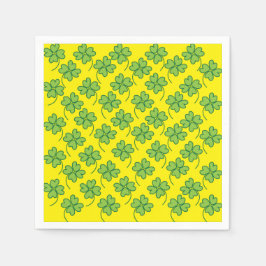 Vier lef-minnaar Shamrocks Irish Party Gifts Servet