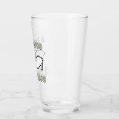 Vier Legs Good Funny Sheep Pun Glas (Links)