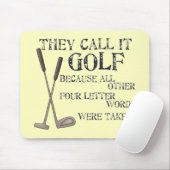 Vier Letter-woorden Muismat (Met muis)