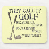 Vier Letter-woorden Muismat (Voorkant)