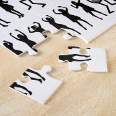 vier leuke bloemetjes legpuzzel (Zijkant)