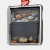 Vier levens van voedsel en fruit metalen ornament (Links)