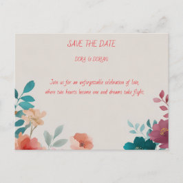Vier liefde en vreugde met een trouwuitnodiging uitnodiging briefkaart