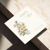 Vier liefde! Gepersonaliseerde Wildflower bruiloft Servet