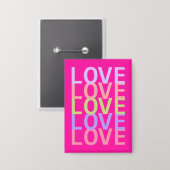 Vier liefde in stijl met onze pastel "LIEFDE" Button (Voorkant / Achterkant)