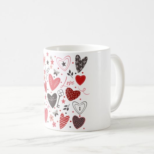Vier liefde met elke slok: Valentijnsdag Koffiemok (Voorkant rechts)