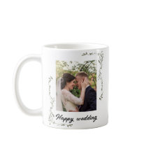 Vier liefde met gepersonaliseerde bruiloft foto Mo