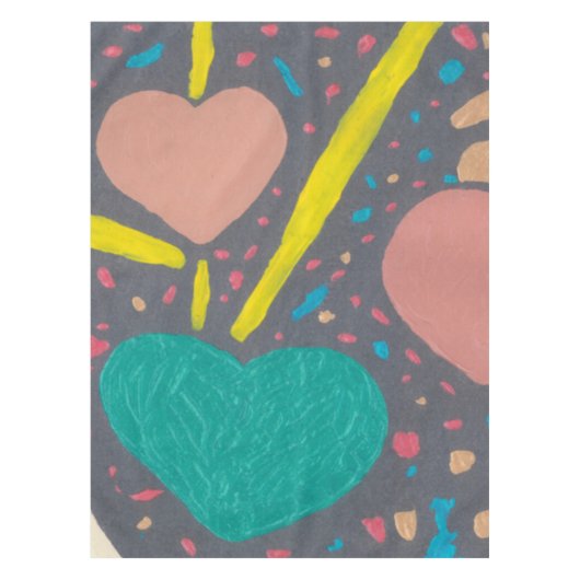 Vier liefde tafelkleed (Voorkant)