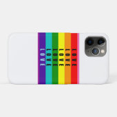 Vier liefde, trots en authenticiteit Case-Mate iPhone case (Achterkant (horizontaal))