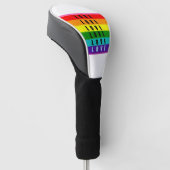Vier liefde, trots en authenticiteit golfheadcover (Schuin)
