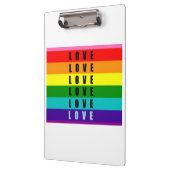 Vier liefde, trots en authenticiteit klembord (Links)