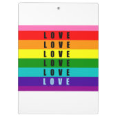 Vier liefde, trots en authenticiteit klembord (Achterkant)