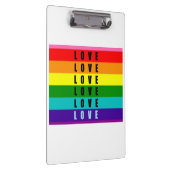 Vier liefde, trots en authenticiteit klembord (Rechts)