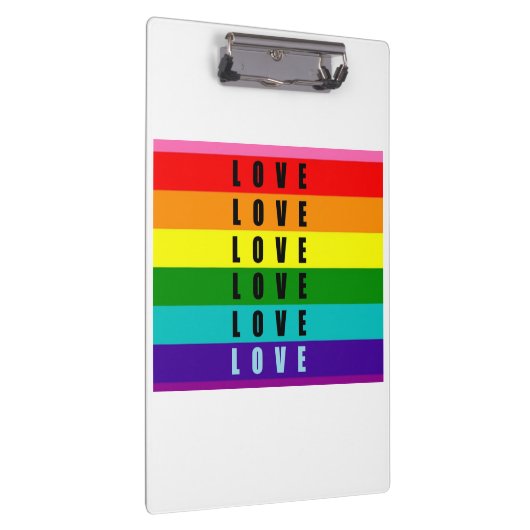 Vier liefde, trots en authenticiteit klembord (Rechts)