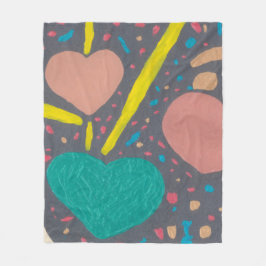 Vier Liefde Vliesdeken Fleece Deken