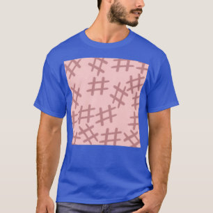 vier lijnen die een universeel teken worden t-shirt