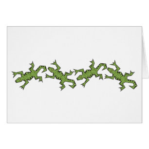 Vier lizards-kaarten