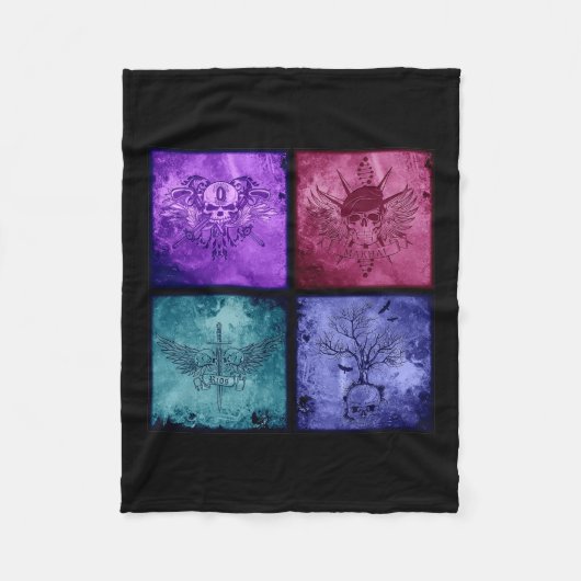 Vier Logos Blanket Fleece Deken (Voorkant)