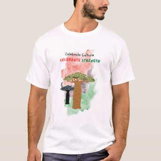 Vier maand van de zwarte geschiedenis t-shirt