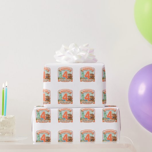 Vier maanden rond de wereld cadeaupapier (Feestgeschenken)