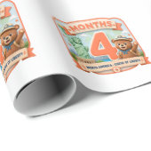 Vier maanden rond de wereld cadeaupapier (Rol Hoek)