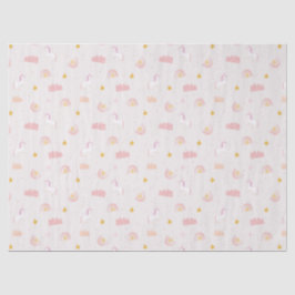 Vier Magische Eenhoorn Vloeipapier Vellen Tissuepapier