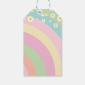 Vier magische vierde verjaardag Daisy Cadeaulabel (Achterkant)