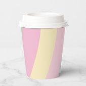 Vier magische vierde verjaardag Daisy Papieren Bekers (Achterkant)