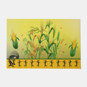 Vier maïs lente dans Kokopelli Deurmat (Voorkant)