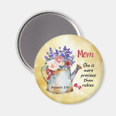 Vier mam - Spreuken 3:15 Magneten (Voorkant / Achterkant)