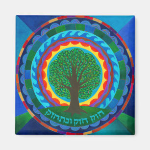 Vier Mandala Magneet