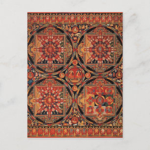 Vier Mandalas Briefkaart