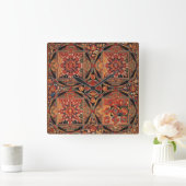 Vier Mandalas Vierkante Klok (Huis)