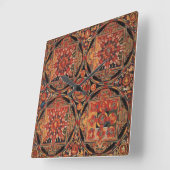 Vier Mandalas Vierkante Klok (Hoek)