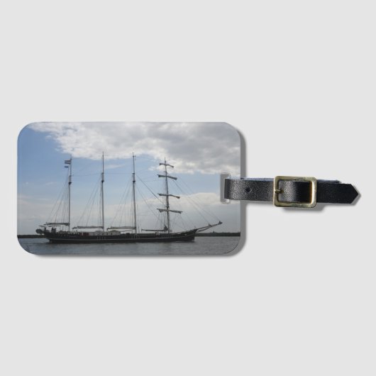 Vier masterschepen Bagagelabel (Voorkant (horizontaal))
