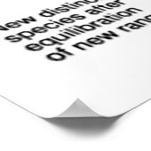 Vier mechanismen van de evolutie van de specificat poster (Hoek)