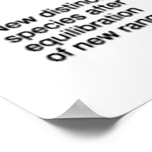 Vier mechanismen van de evolutie van de specificat poster (Hoek)