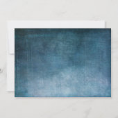 Vier mee Handgeschreven boven blauwe Grunge Kaart (Achterkant)