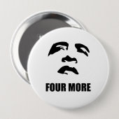 VIER MEER RONDE BUTTON 4,0 CM (Voorkant /achterkant)