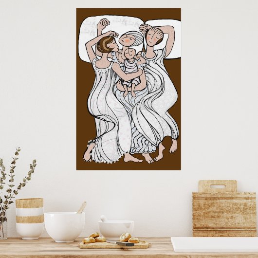 Vier meisjes poster (Keuken)