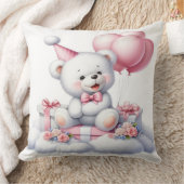 Vier met comfort: de teddybeer feestgooi kussen (Deken)