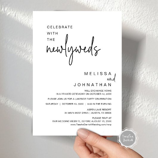 Vier met de Passen getrouwd, bruiloft diner Kaart