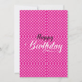 Vier met een glimlach! Feesttijd Foto Verjaardag Kaart (Achterkant)