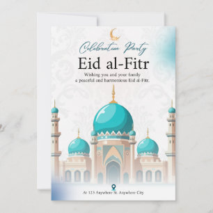 Vier met Elegance: Wit & Groen Minimalist Feestdagenkaart