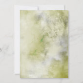 Vier met ons Aardetonen Waterverf Receptie Kaart (Achterkant)