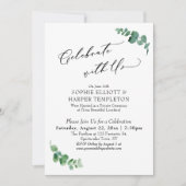 Vier met ons eenvoudige eucalyptusreceptie kaart (Voorkant)