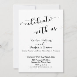 Vier met Ons Feest na het Huwelijk Kaart