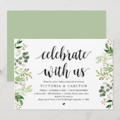 Vier met ons, Groene decor, Oefenavond Dinner Kaart (Voorkant / Achterkant)