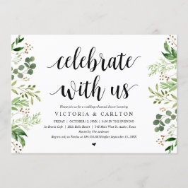 Vier met ons, Groene decor, Oefendiner Kaart