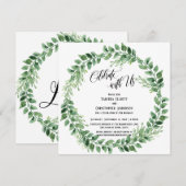 Vier met ons mee Groene Krans Ontvangst-Only Kaart (Voorkant / Achterkant)